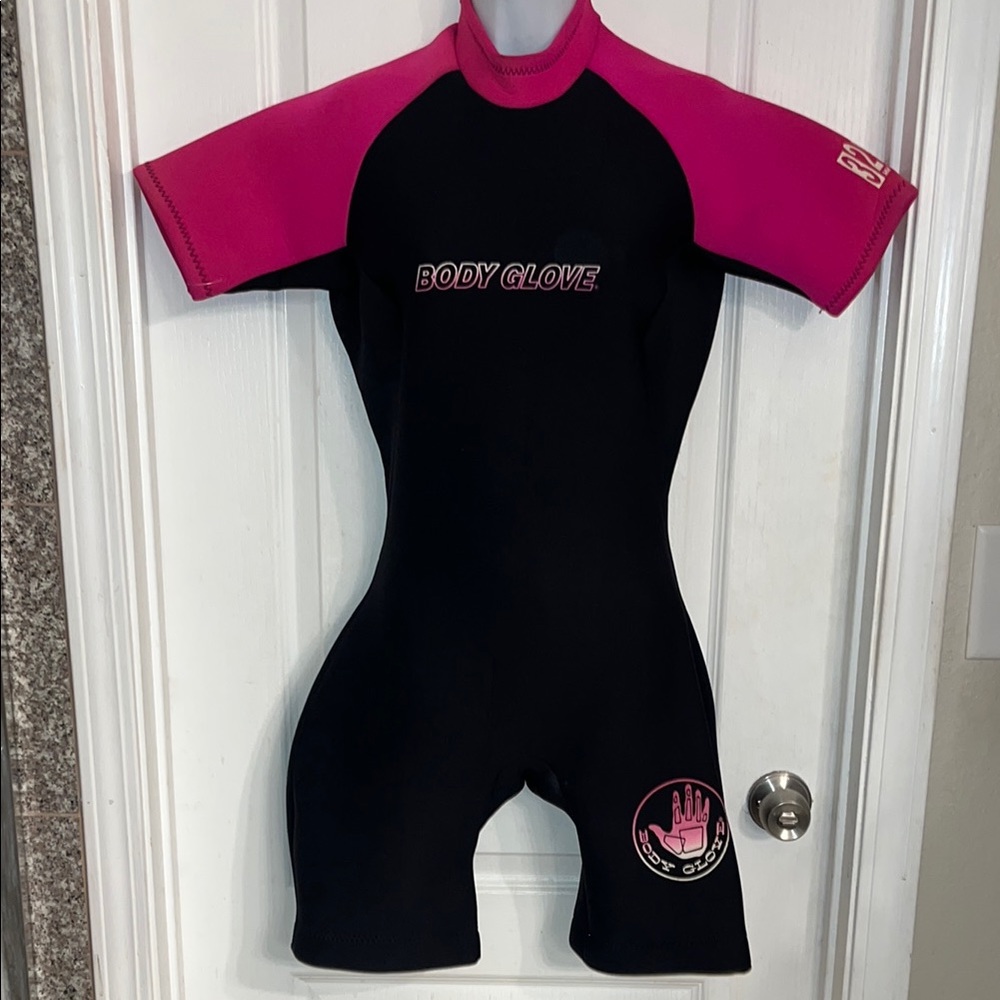 Body Glove Black and Pink Women's Swim Wetsuit